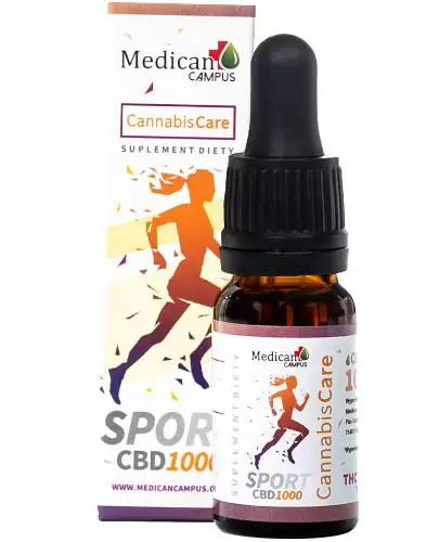 Medican Campus olej konopny Sport CBD 1000 10 ml zdjęcie