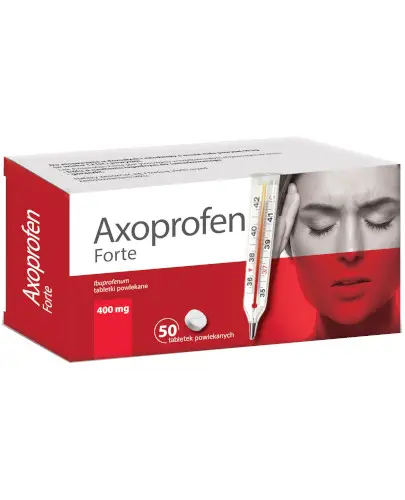 Axoprofen Forte 400 mg 50 tabletek zdjęcie
