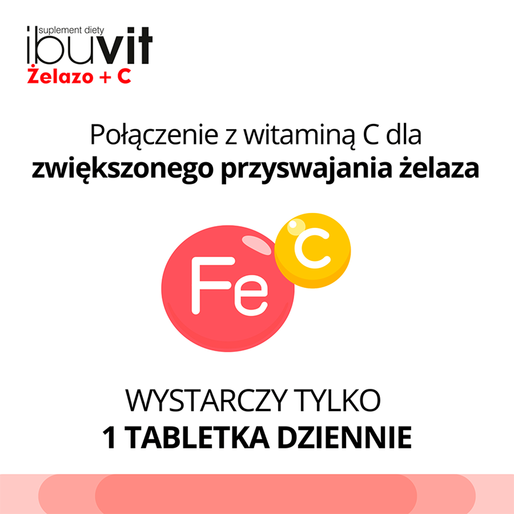 Ibuvit Żelazo + C 30 tabletek