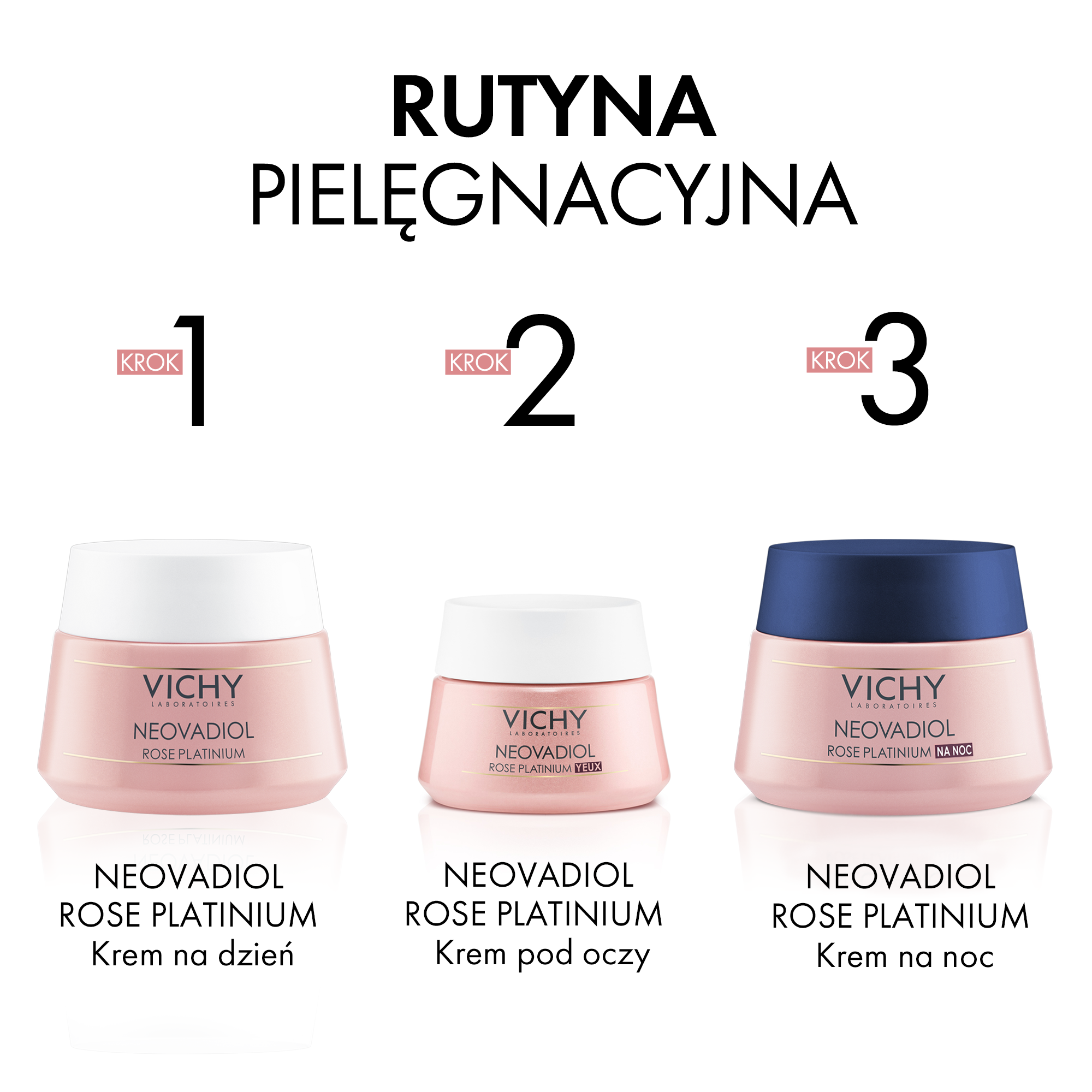 Vichy Neovadiol Rose Platinium Wzmacniający, regenerujący krem na noc, 50 ml