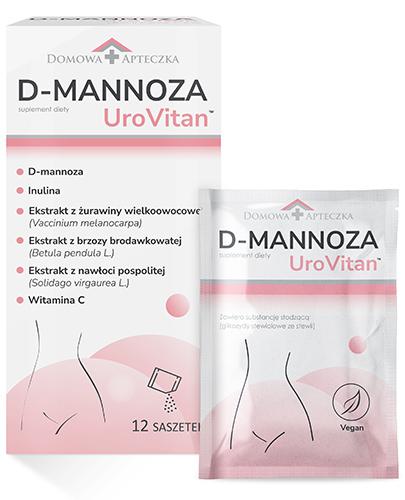 Domowa Apteczka, D-Mannoza UroVitan, 12 saszetek zdjęcie