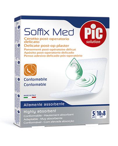 Pic SoffixMed Pooperacyjny plaster antybakteryjny 10 cm x 8 cm, 5 sztuk zdjęcie