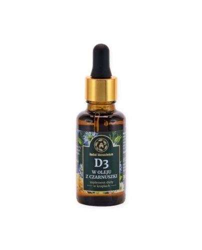 Herbal Monasterium D3 w oleju z czarnuszki - 30 ml - cena, opinie, wskazania zdjęcie