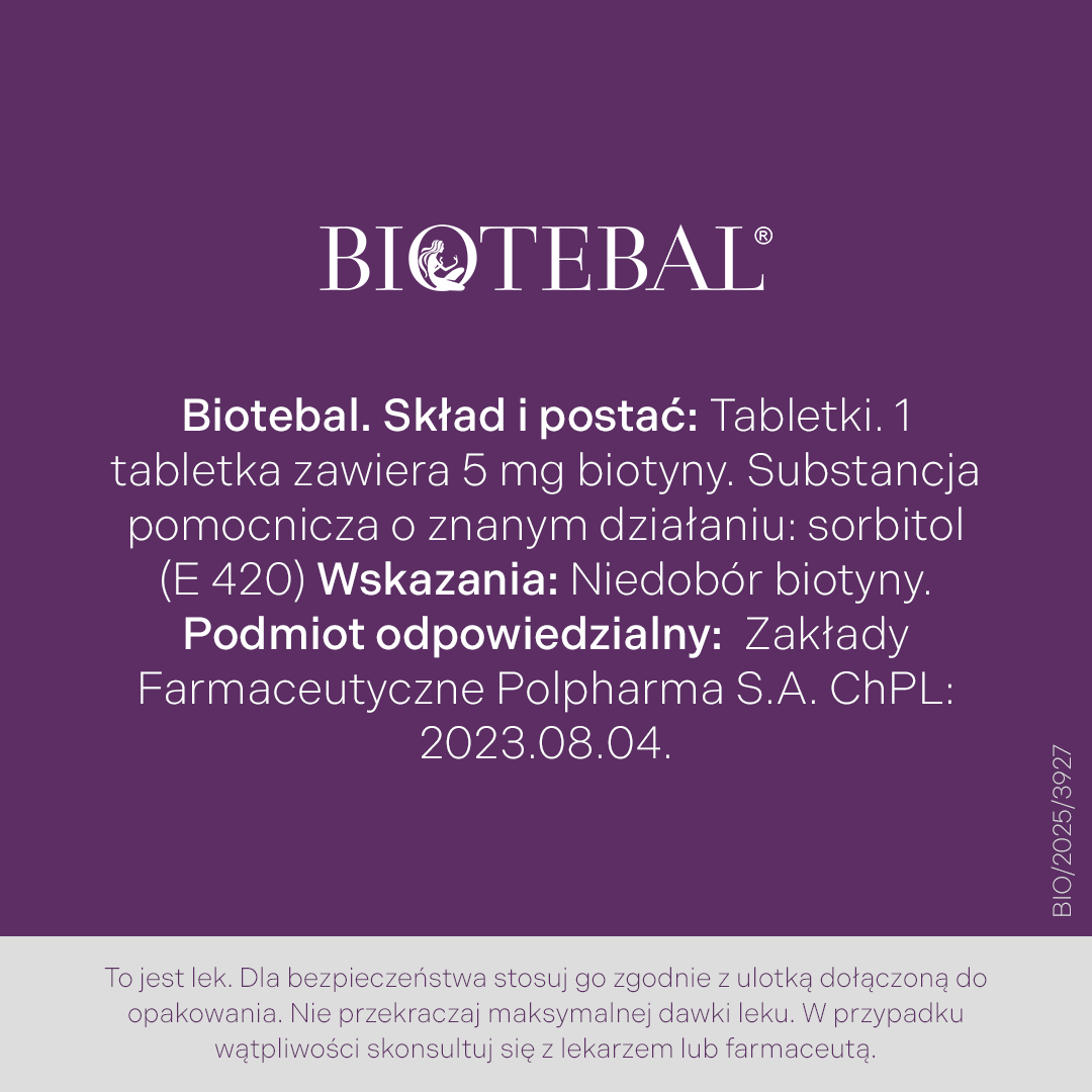 Biotebal 5mg 30 tabletek