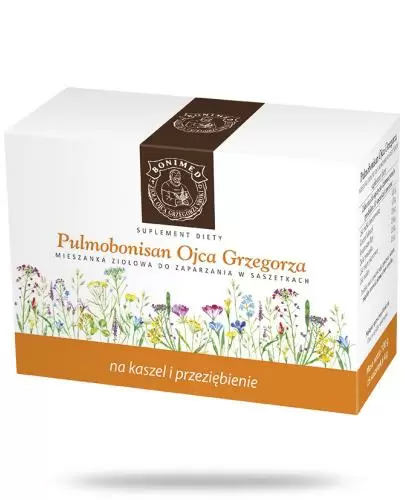 Pulmobonisan Ojca Grzegorza na kaszel i przeziębienie zioła do zaparzania 25 saszetek zdjęcie