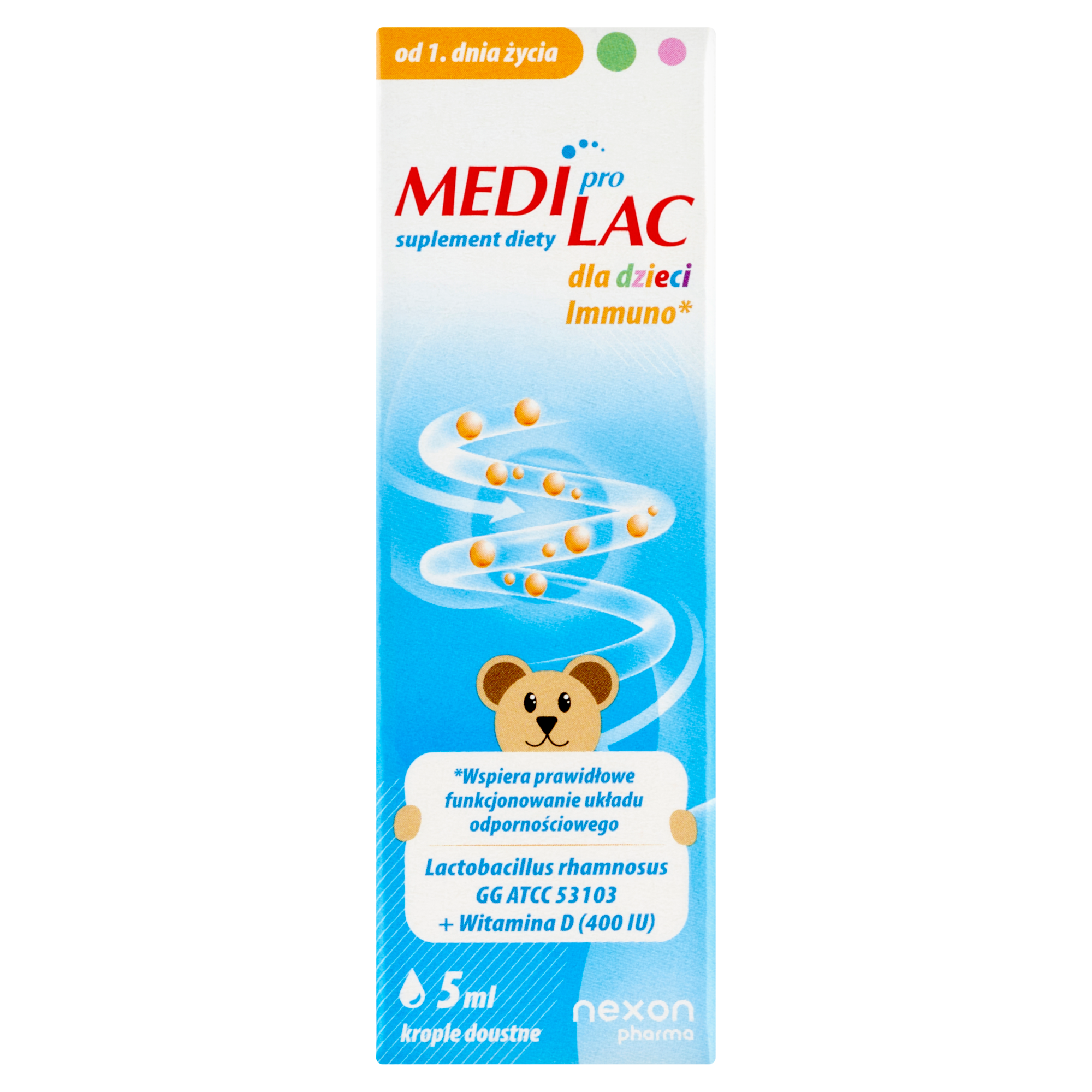 Mediprolac Immuno dla dzieci krople, 5 ml zdjęcie
