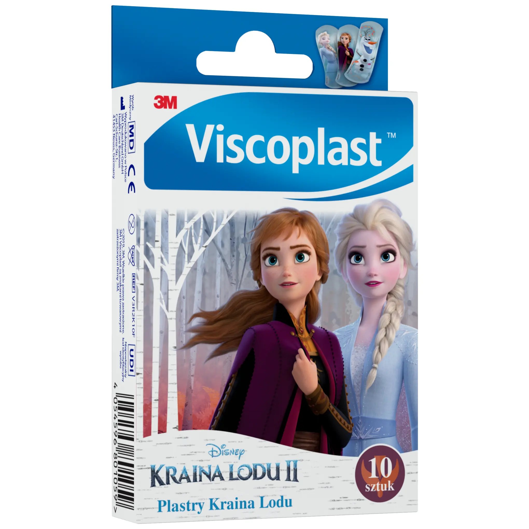 Viscoplast Kraina Lodu zestaw plastrów 10 sztuk