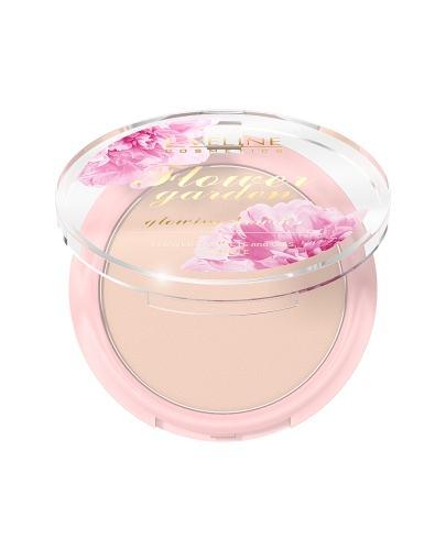 EVELINE Flower Garden Prasowany puder rozświetlający, 8 g zdjęcie