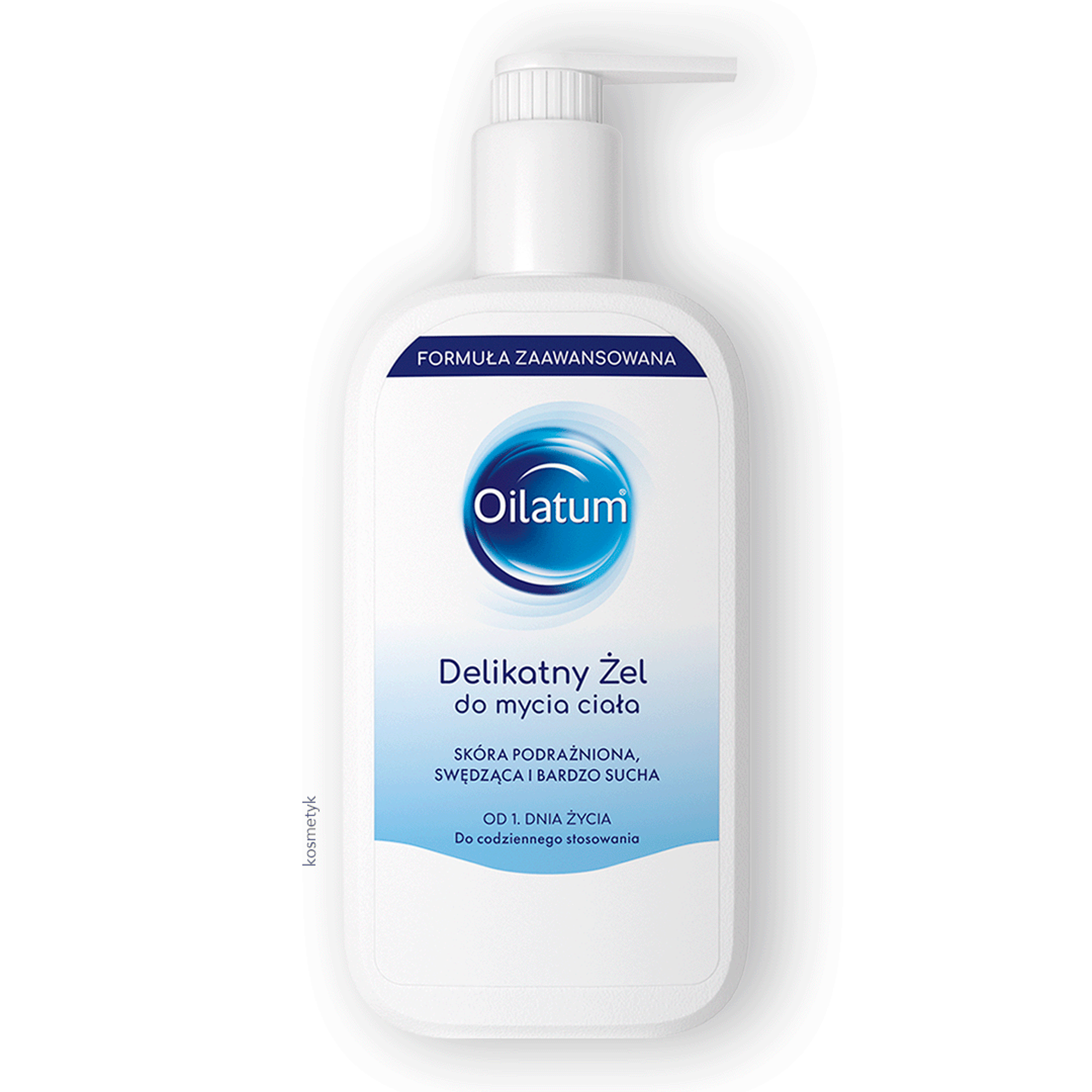 Oilatum Formuła Zaawansowana Żel do mycia ciała delikatny od 1. dnia życia, 400 ml