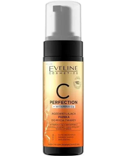 Eveline C perfection rozświetlająca pianka do mycia twarzy, 150 ml zdjęcie