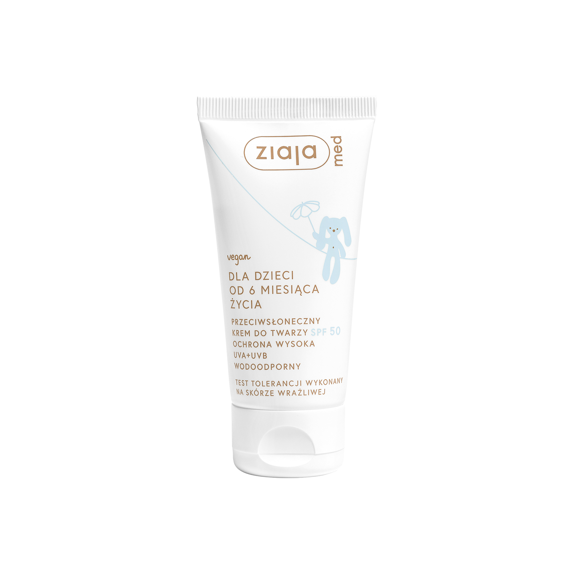 Ziaja Med Krem przeciwsłoneczny do twarzy SPF 50, 50 ml zdjęcie