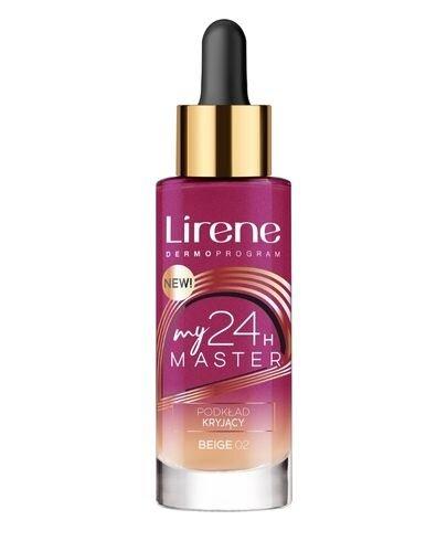 Lirene My Master Podkład kryjący 24 h beige 02, 30 ml zdjęcie