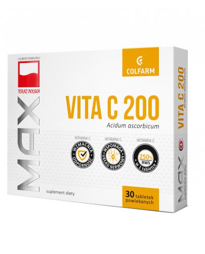 COLFARM Max VITAMINUM C 200 - 30 tabl. zdjęcie