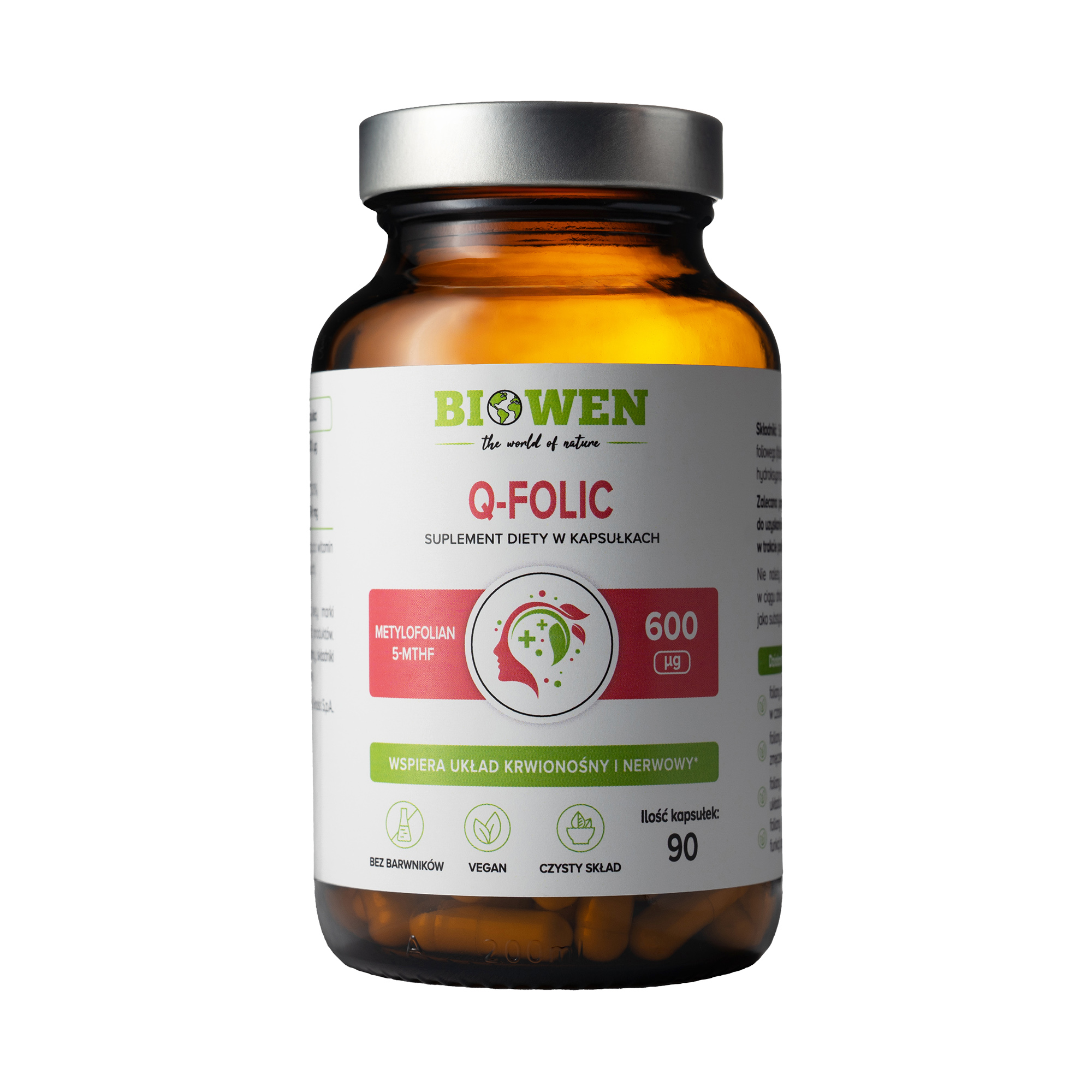 BIOWEN Q-Folic, 90 kapsułek zdjęcie