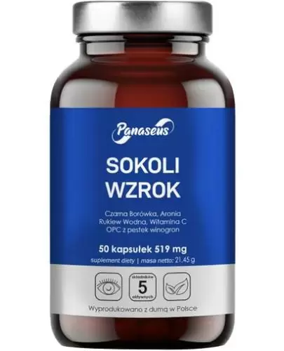Panaseus sokoli wzrok 50 kapsułek zdjęcie