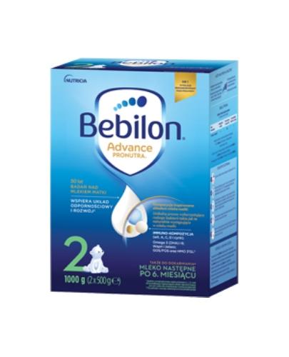 Bebilon 2 Advance Pronutra, mleko następne po 6. miesiącu, proszek, 1000 g (2 x 500 g) zdjęcie