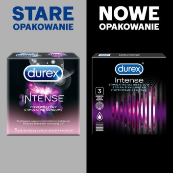 DUREX INTENSE Prezerwatywy - 3 szt. - cena, opinie, właściwości