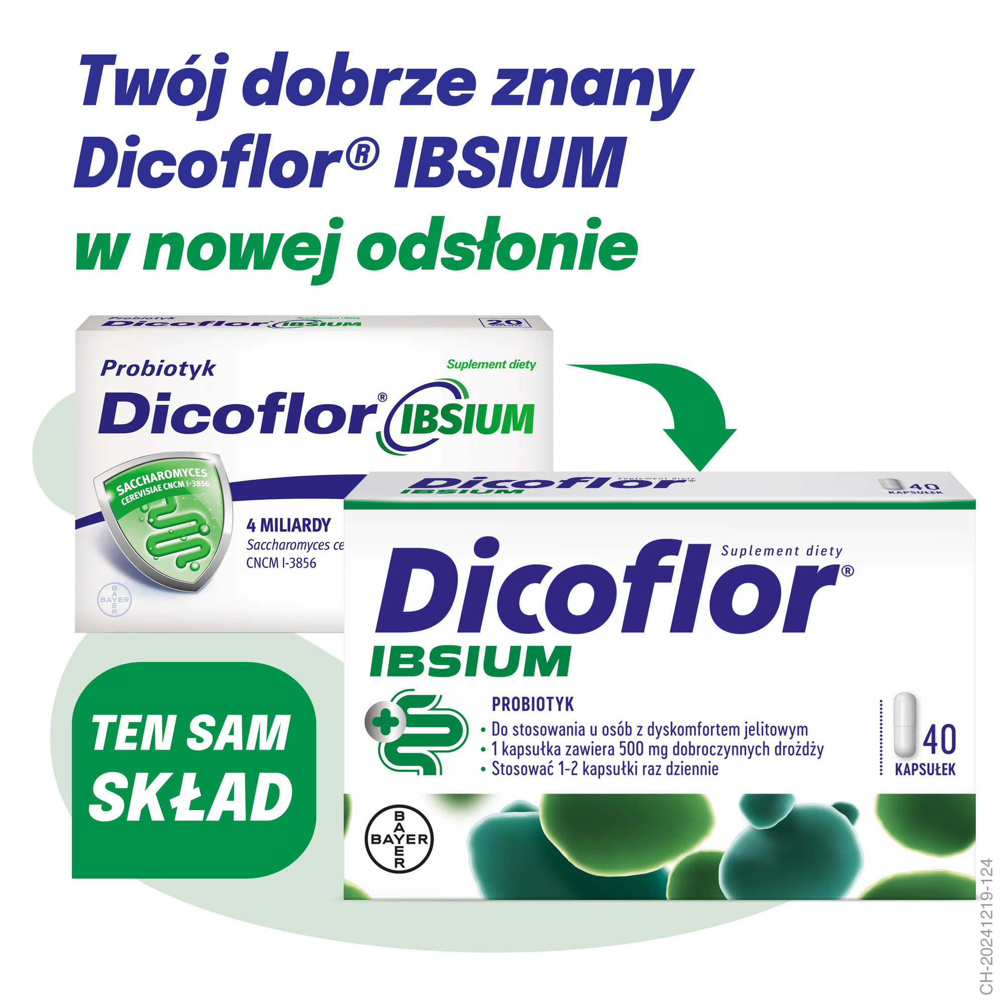 Dicoflor Ibsium, 40 kapsułek