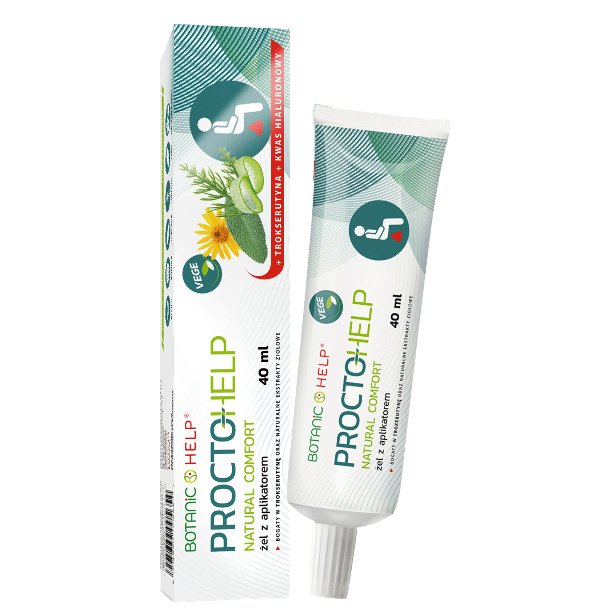 ProctoHelp Natural Comfort żel z aplikatorem, 40 ml zdjęcie