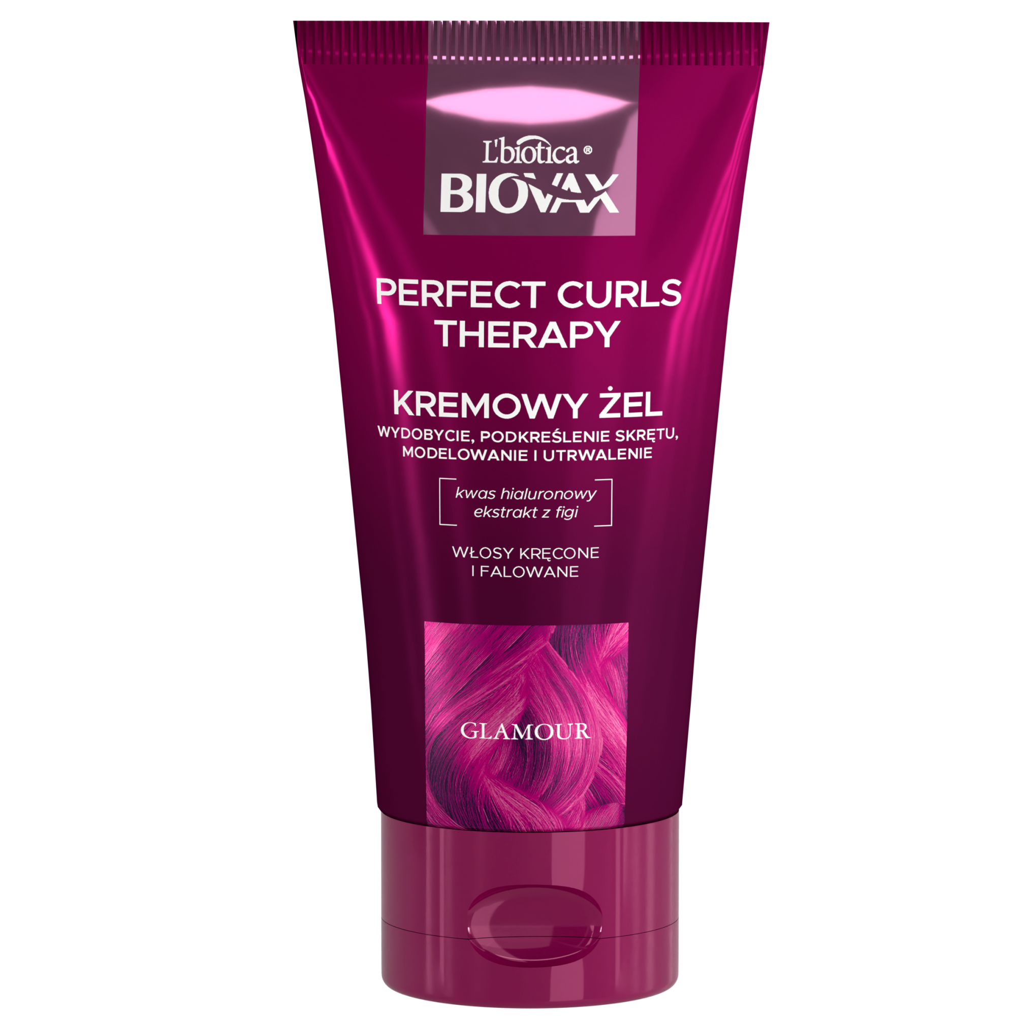 L'biotica Biovax Glamour Perfect Curls Therapy nawilżający żel do stylizacji fal i loków, 150 ml zdjęcie