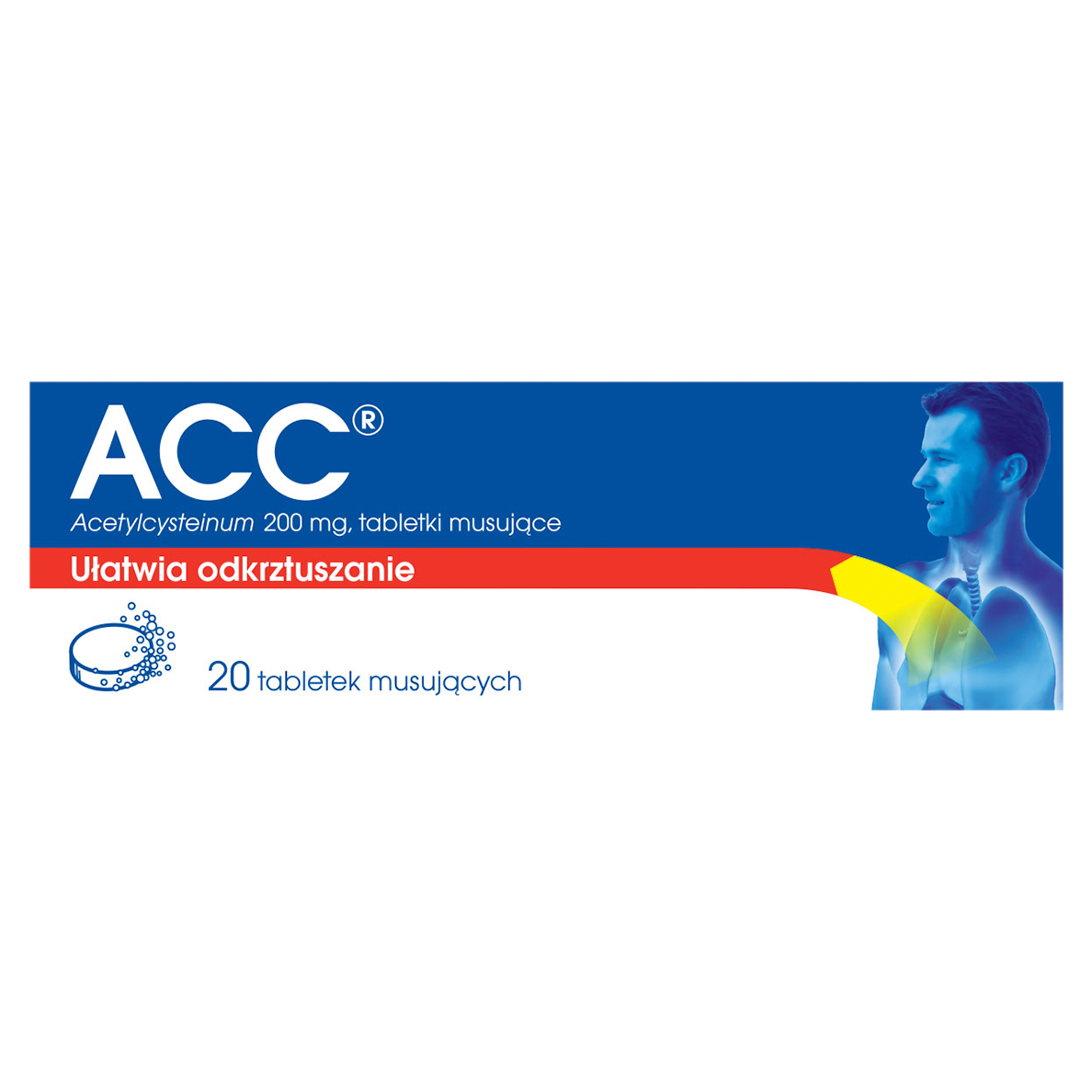 ACC 200mg (Acetylcysteinum) 20 tabletek musujących  zdjęcie