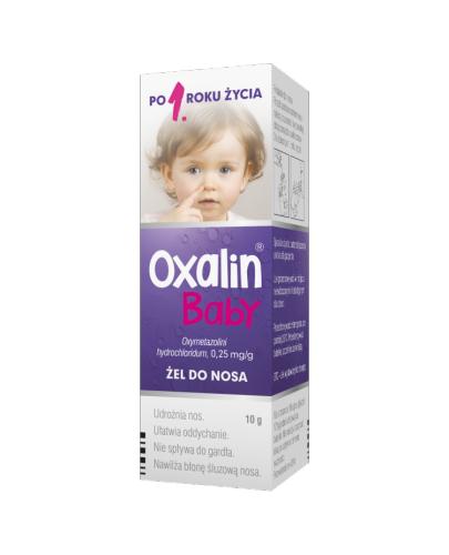 OXALIN BABY Żel do nosa - 10 g zdjęcie