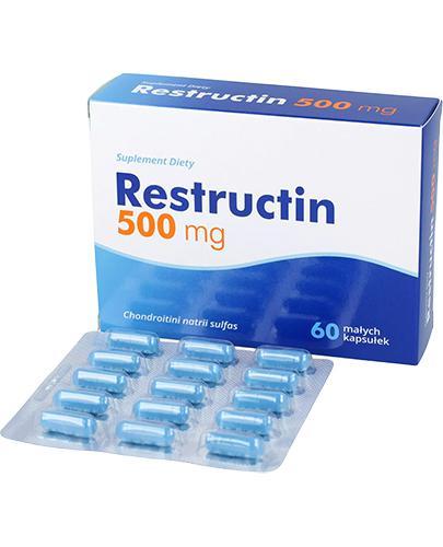 Restructin 500 mg Siarczan chondroityny 500 mg, 60 kapsułek, cena, opinie, wskazania zdjęcie