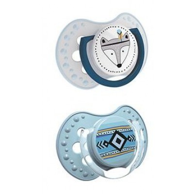 LOVI Dynamiczny smoczek uspokajający Indian Summer boy 0-3 m-ce, 2 sztuki zdjęcie