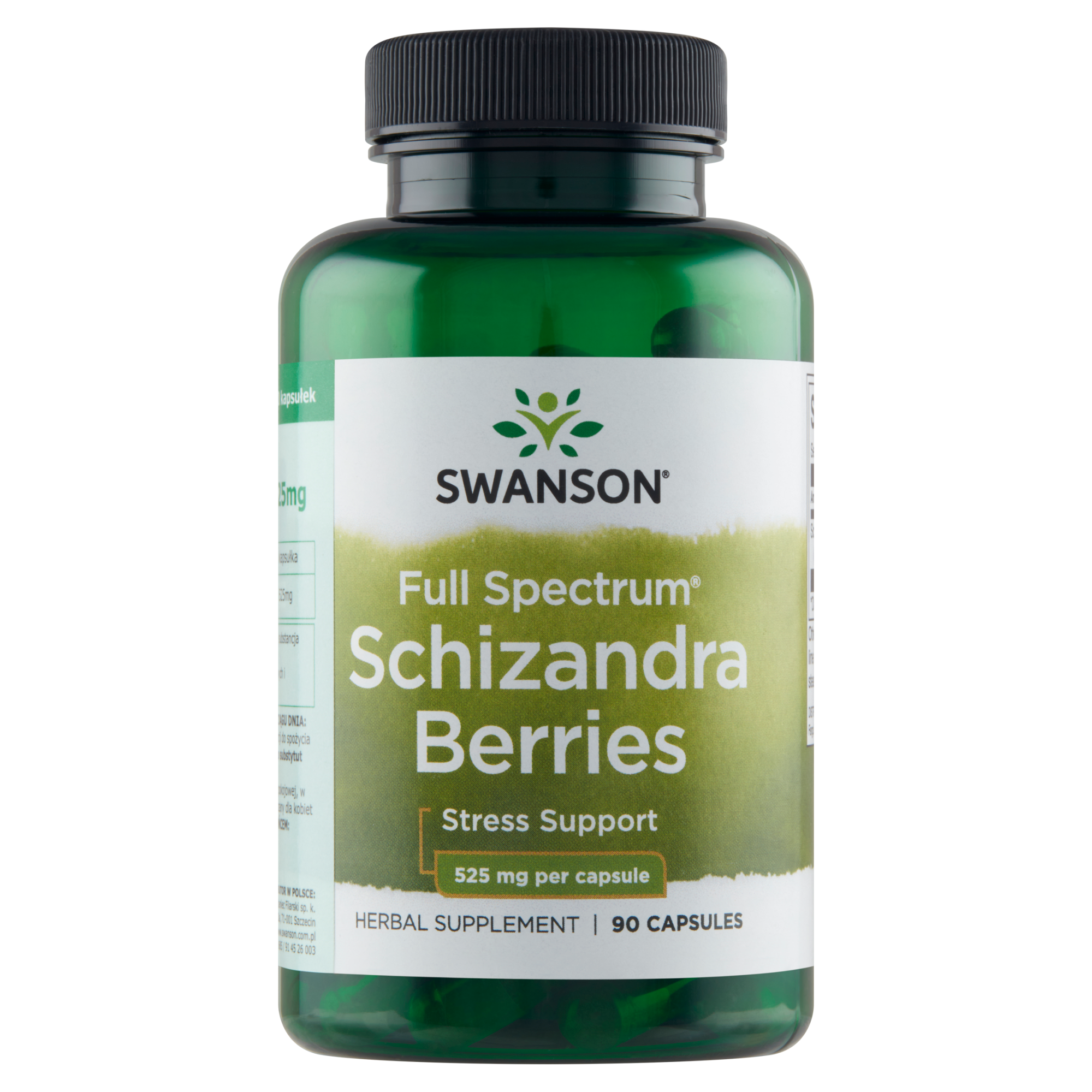Swanson Full Spectrum Schizandra Berries (Cytryniec chiński) 525mg 90 kapsułek zdjęcie