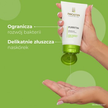 Iwostin Purritin aktywny żel do mycia twarzy 150 ml