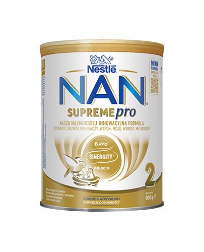 NAN SUPREMEPRO 2 Mleko następne w proszku dla niemowląt powyżej 6. miesiąca, 800 g zdjęcie