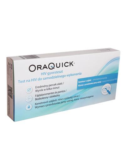 Test OraQuick® na obecność wirusa HIV do samodzielnego wykonania, 1 sztuka zdjęcie