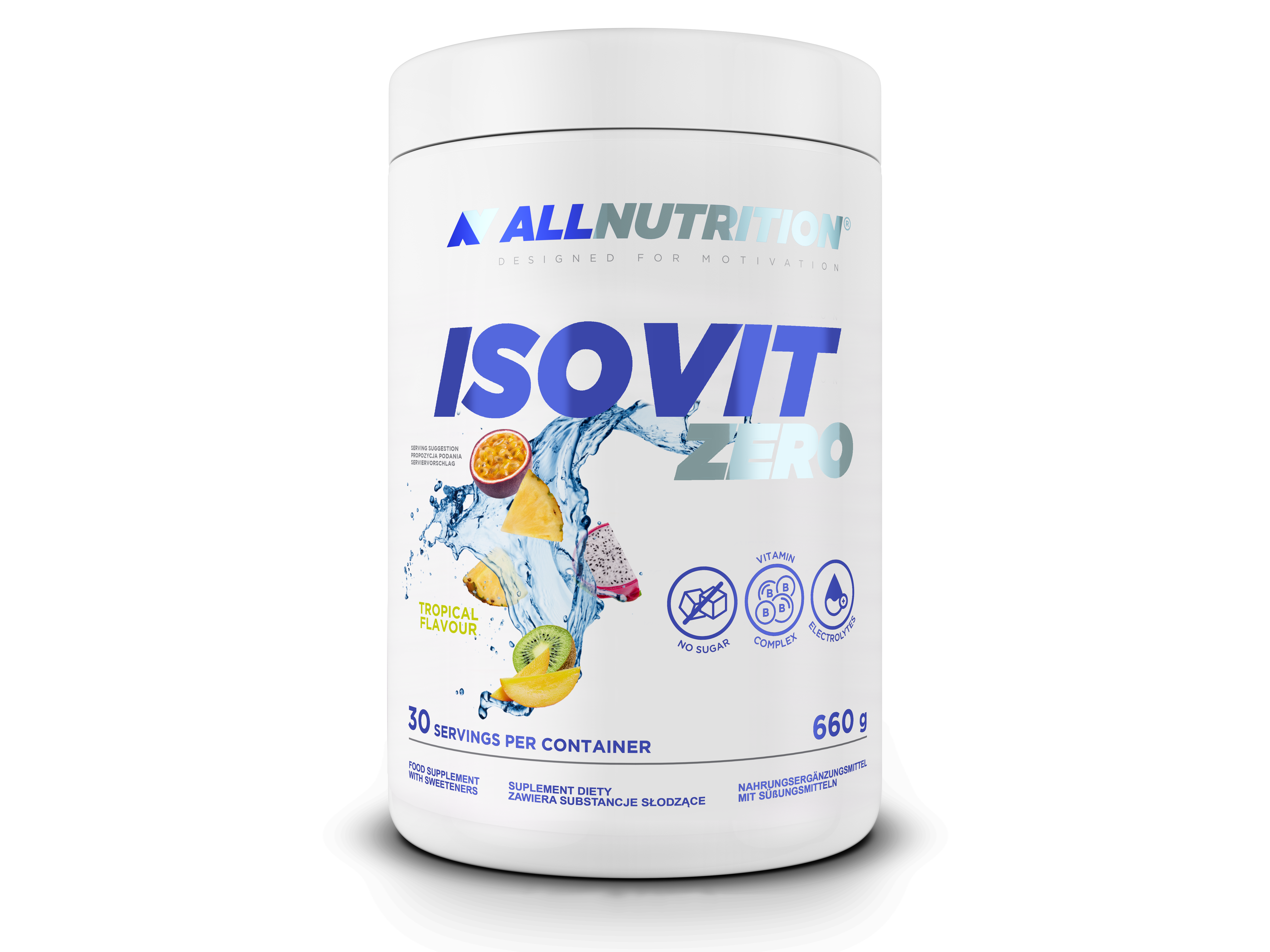 Allnutrition Isovit Zero Tropical, 660 g zdjęcie