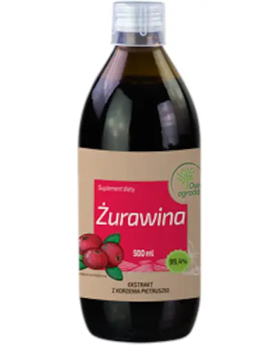 Owoce Ogrodów żurawina 500 ml zdjęcie
