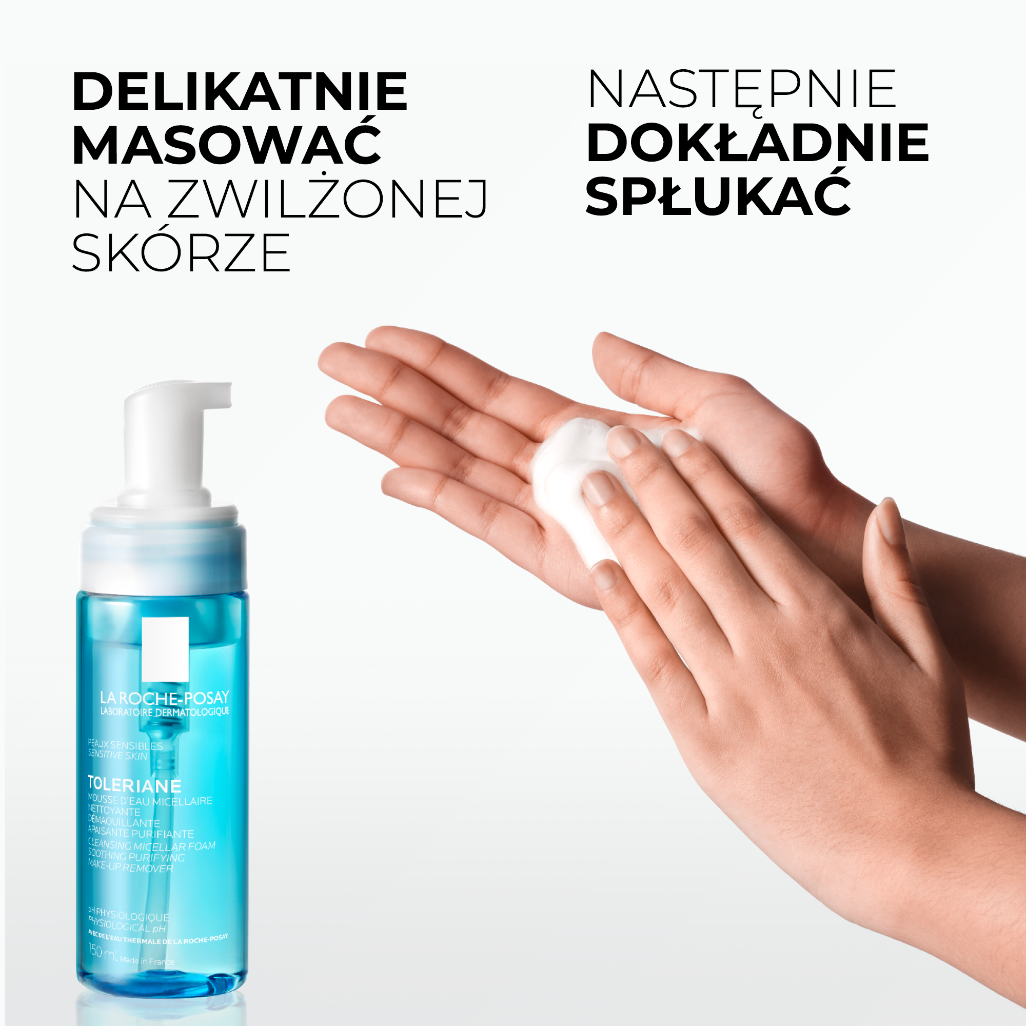 La Roche Posay fizjologiczna pianka oczyszczająca do skóry wrażliwej 150 ml
