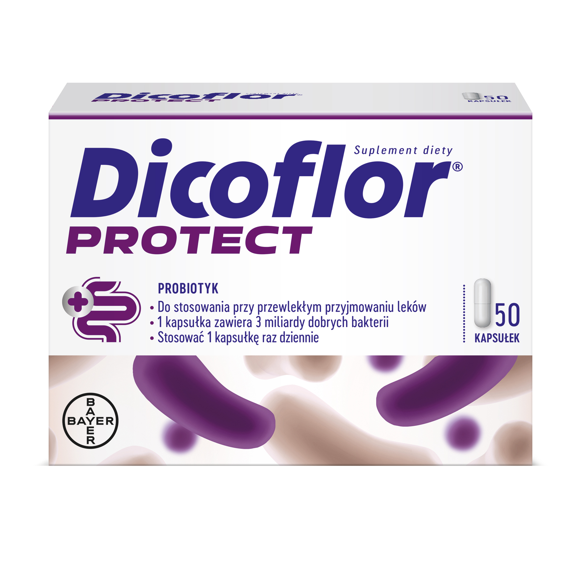Dicoflor Protect, kapsułki, 50 sztuk zdjęcie