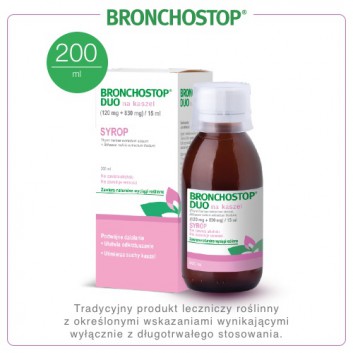 Bronchostop Duo, syrop na kaszel, 200 ml