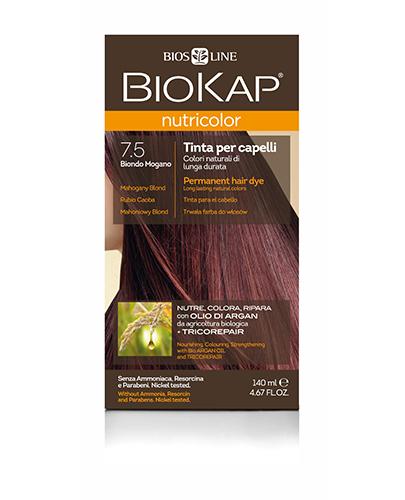 BioKap Nutricolor Farba do włosów 7.5 Mahoniowy Blond - 140 ml - cena, opinie, właściwości zdjęcie