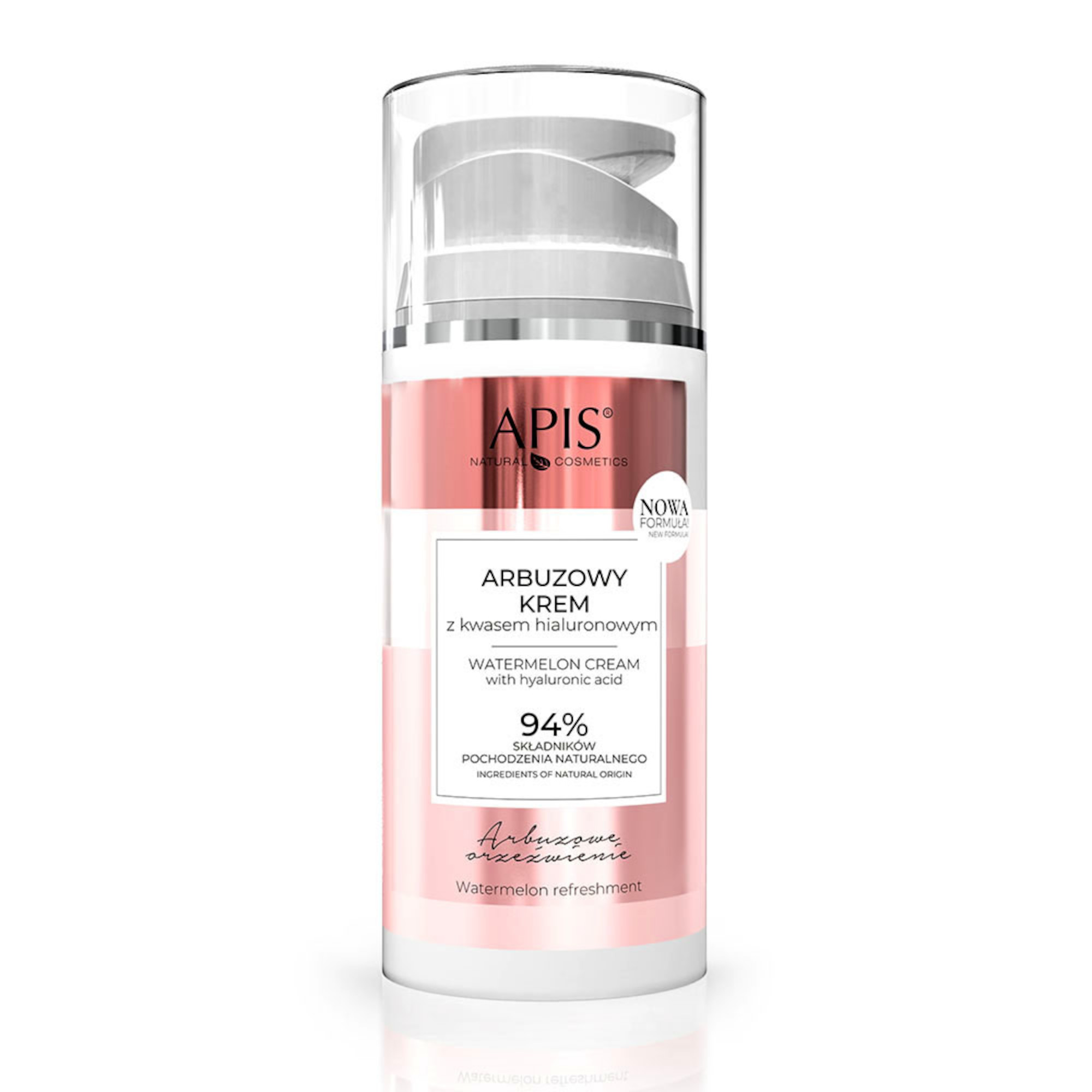 Apis Arbuzowe Orzeźwienie, Arbuzowy krem do twarzy z kwasem hialuronowym, 100 ml 