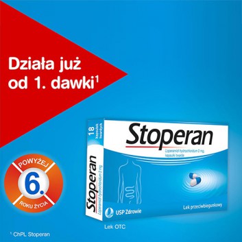 Stoperan, 2 mg, kapsułki twarde, 18 sztuk
