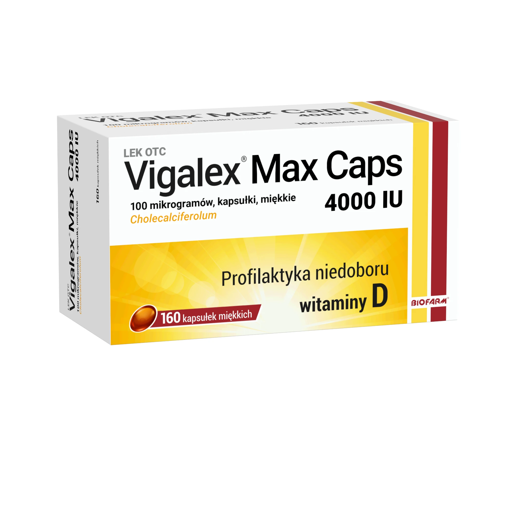 Vigalex Max Caps 4000 IU, 160 kapsułek