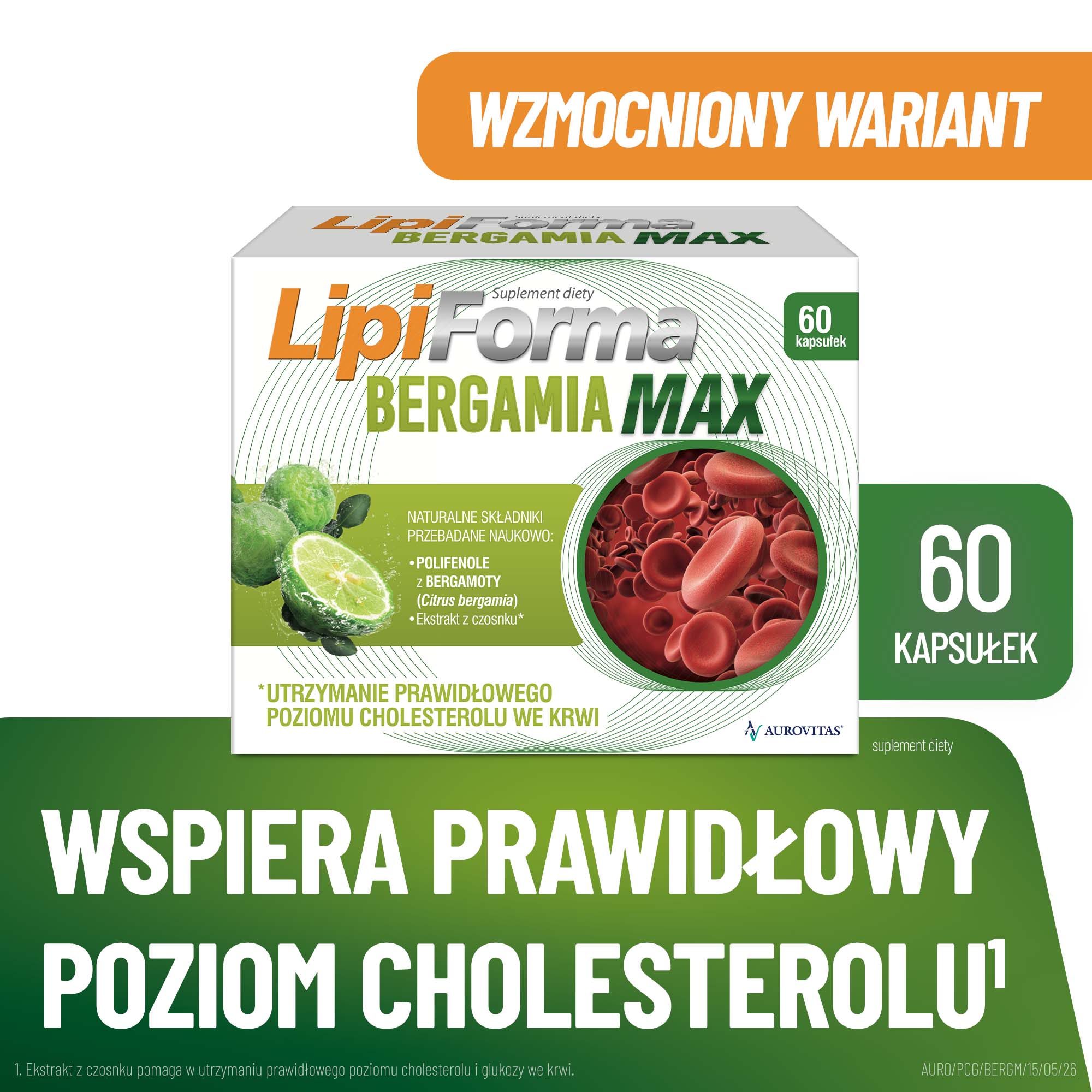 Lipiforma Bergamia Max, kapsułki, 60 sztuk