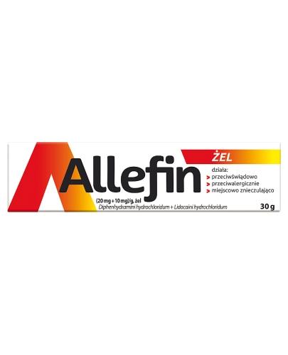 Allefin żel. Na ukąszenia, 30 g, cena, opinie, wskazania  zdjęcie