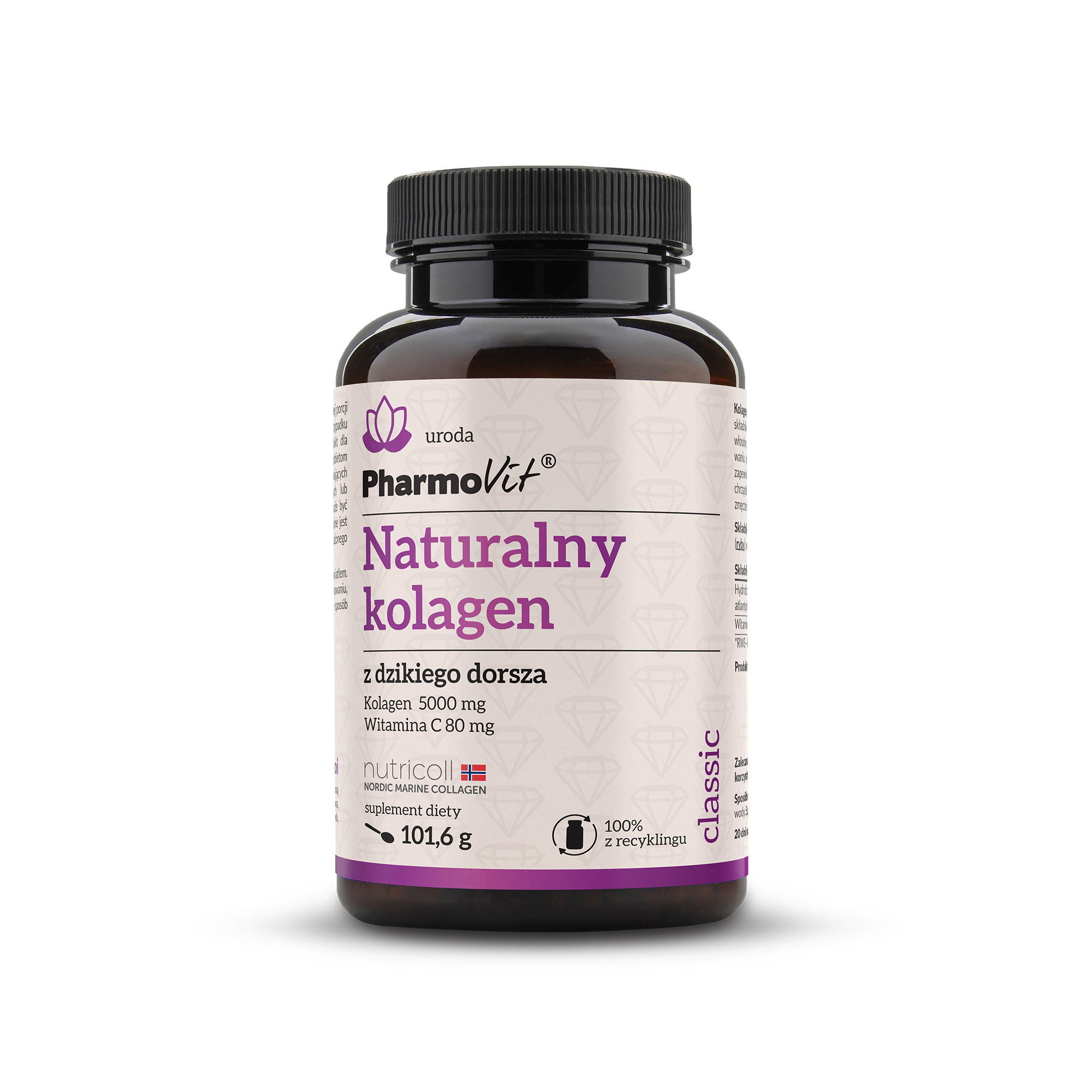 PharmoVit naturalny kolagen z dzikiego dorsza proszek 101,6 g zdjęcie