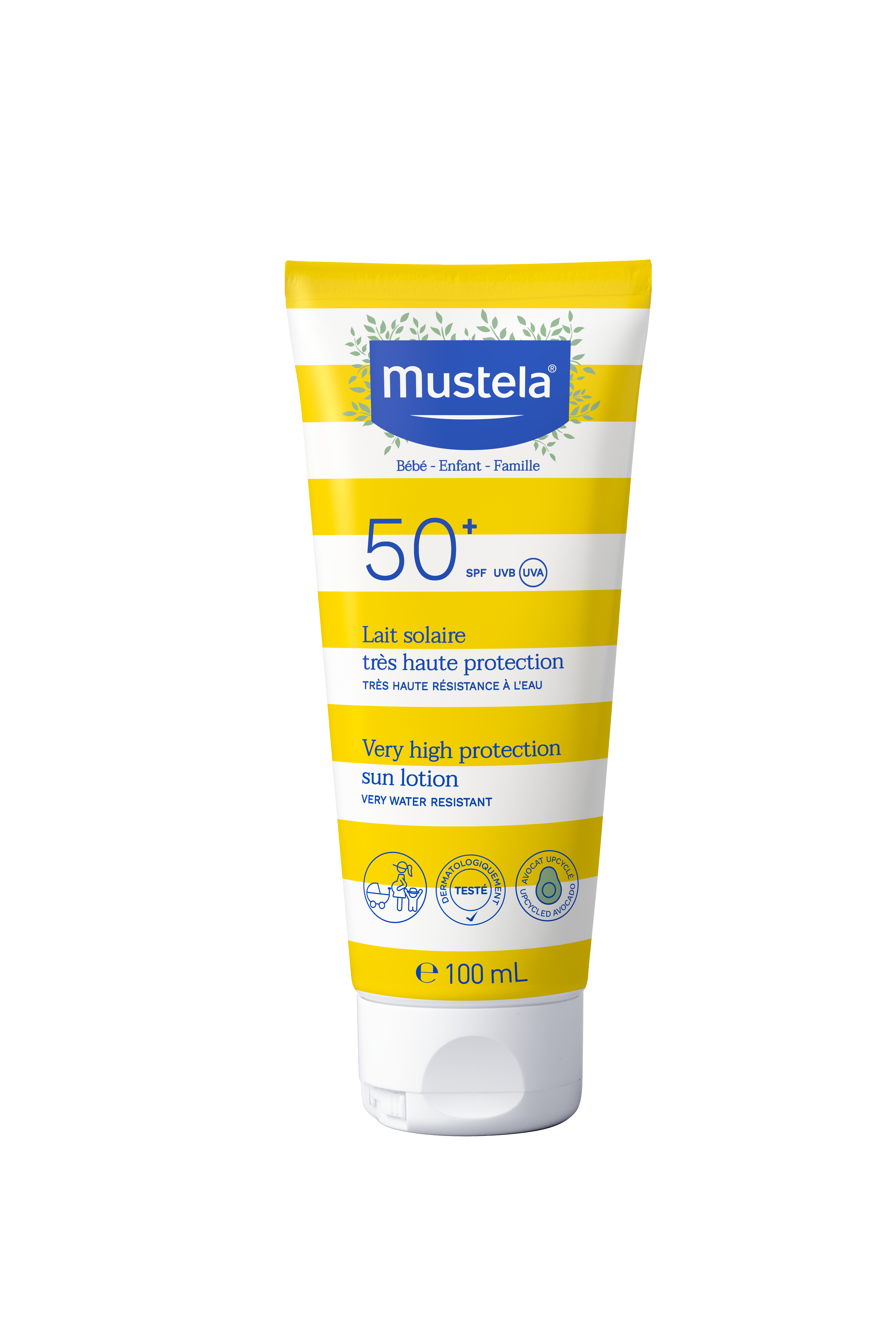 Mustela Sun mleczko przeciwsłoneczne bardzo wysoka ochrona SPF 50+ 100 ml zdjęcie