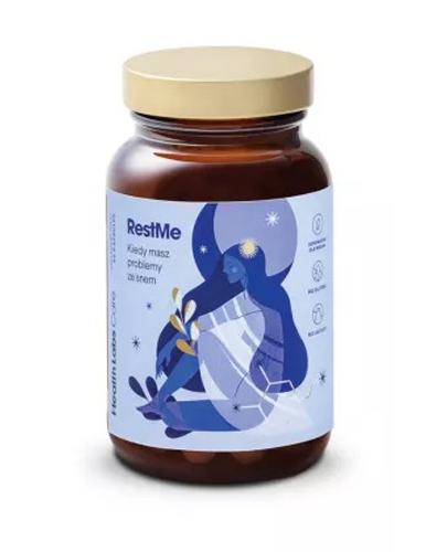 Health Labs RestMe, 60 kaps., na wyciszenie i sen, cena, opinie, wskazania zdjęcie