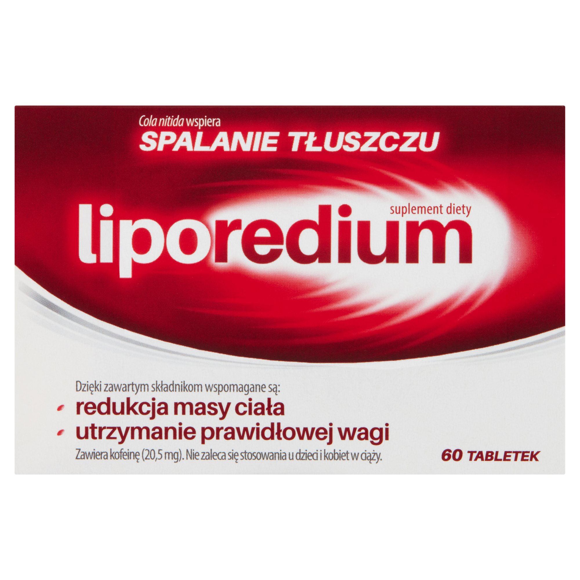 LIPOREDIUM, suplement diety na odchudzanie, 60 tabletek zdjęcie