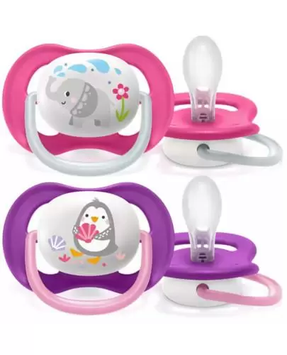 Avent Philips Ultra Air Animals smoczek uspokajający 6-18m 2 sztuki [SCF080/08] zdjęcie