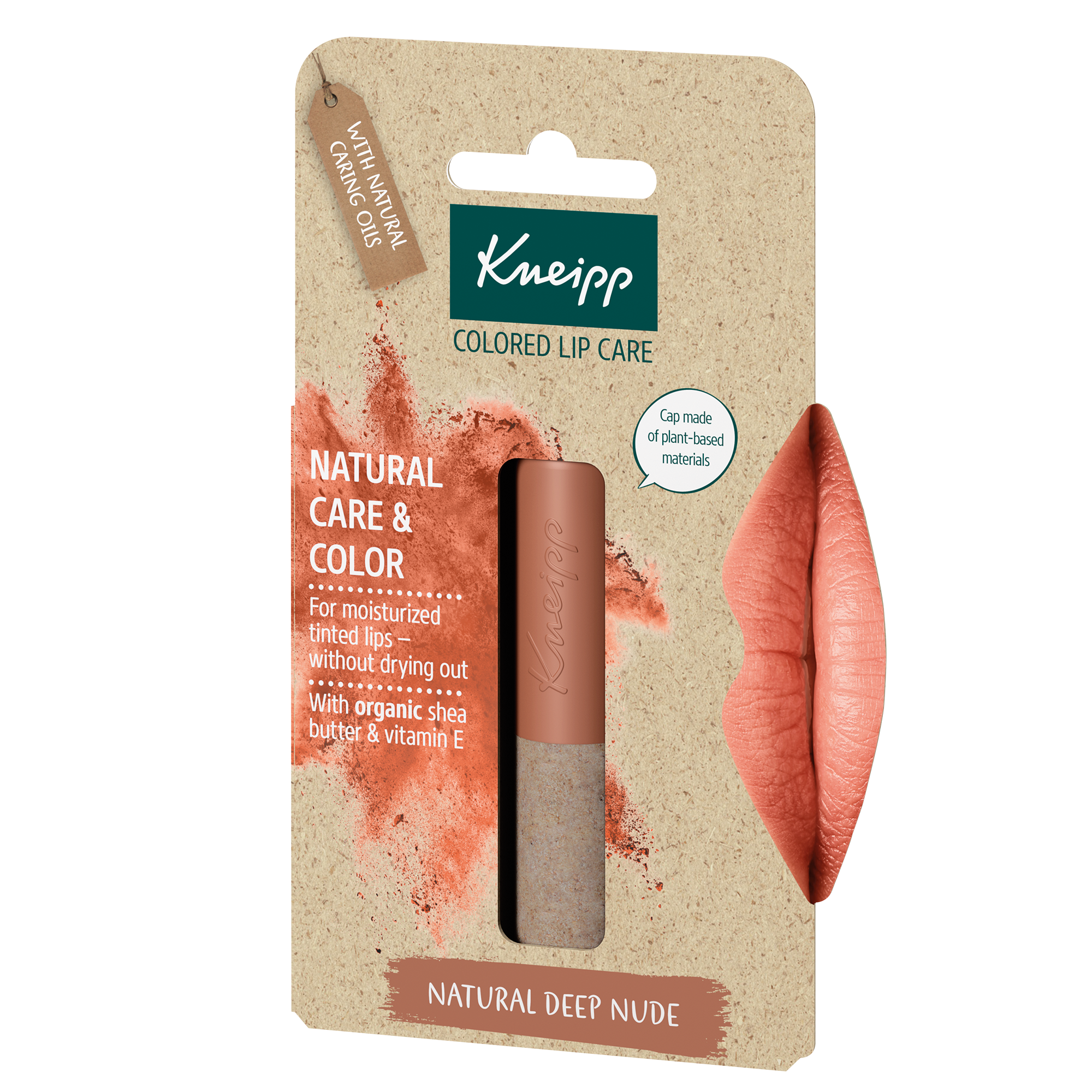 Kneipp Natural Care&Color Balsam koloryzujący do ust Natural Dark Nude, 3,5 g, cena, opinie, skład zdjęcie
