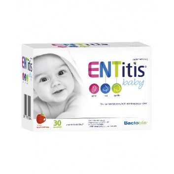 Entitis Baby, smak truskawkowy, saszetki, 30 sztuk